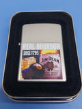 Zippo Jim Beam Real Bourbon Satin Chrome 24267