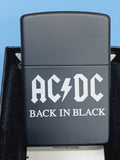 Zippo AC/DC Back In Black Black Matte 24279