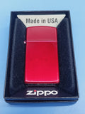Zippo Candy Apple Red Slim 24319