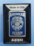 Zippo American Hero Police Street Chrome 24353