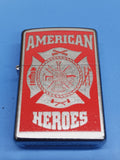 Zippo American Hero Firefighter Street Chrome 24354