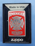 Zippo American Hero Firefighter Street Chrome 24354