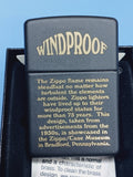 Zippo Windproof Black Matte 24481