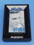 Zippo Elvis Blue Alfred Black Matte 24545
