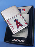 Zippo MLB Los Angeles Angels Brushed Chrome 24597