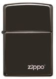 Zippo Ebony with Logo 24756ZL