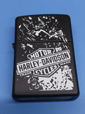 Zippo Harley Davidson Black Matte 24768