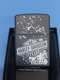 Zippo Harley Davidson Black Matte 24768