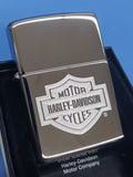 Zippo Harley Davidson Bar & Shield High Polish Chrome 24776