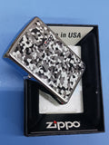 Zippo Broken Glass Brushed Chrome 24807