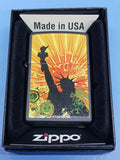 Zippo Statue of Liberty Black Matte 24822