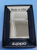 Zippo Congratulations High Polish Chrome 24878