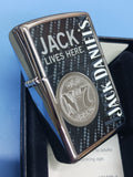 Zippo Jack Daniel's Old No.7 High Polish Chrome Lighter 24899