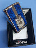 Zippo 250 Playboy Blue High Polish Chrome 24927