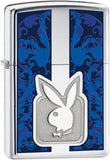 Zippo 250 Playboy Blue High Polish Chrome 24927