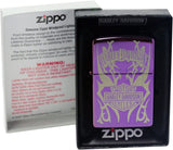 Zippo 24954 harley-davidson logo purple Tribal abyss 24954
