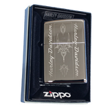 Zippo Harley-davidson Etched Design High Polish Chrome 24957