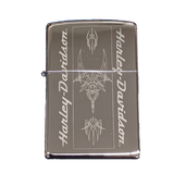 Zippo Harley-davidson Etched Design High Polish Chrome 24957