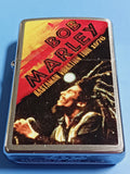 Zippo Bob Marley Rastaman Vibration Tour 1976 Brushed Chrome 24992