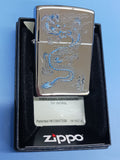 Zippo Blue Dragon High Polished Chrome 250-26855