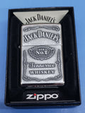 Zippo Jack Daniels Pewter Emblem High Polish Chrome 250JD.427