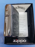 Zippo Jack Daniels Pewter Emblem High Polish Chrome 250JD.427