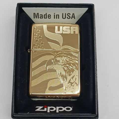 Zippo 254B Eagle Flag USA 254B-74774