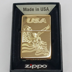 Zippo 254B Eagle Flag USA 254B-74777