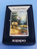 Zippo Linda Picken Elk Street Chrome 28008