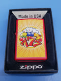 Zippo Aces and 777 Red Matte 28037