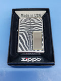 Zippo Zebra High Polish Chrome Lighter 28046
