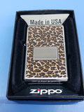 Zippo Leopard High Polish Chrome Lighter 28047