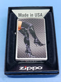 Zippo Sexy Legs in Boots Street Chrome 28055