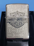 Zippo Harley Davidson Bar & Shield High Polish Chrome 28083