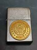 Zippo US Army Emblem Brushed Chrome 280ARM