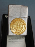 Zippo US Army Emblem Brushed Chrome 280ARM