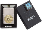 Zippo US Army Emblem Brushed Chrome 280ARM