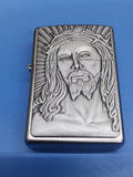 Zippo Blessed savior Jesus Christ Emblem Satin Chrome 28125