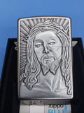 Zippo Blessed savior Jesus Christ Emblem Satin Chrome 28125