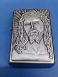 Zippo Blessed savior Jesus Christ Emblem Satin Chrome 28125