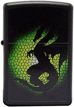 Zippo BS Triptych Dragon 3 Black Matte 28135