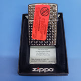 Zippo Armor Engine Turn Star HP Black Ice 28186
