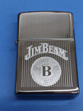 Zippo Jim Beam Crown Stamp Polished Chrome 28190