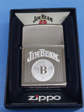 Zippo Jim Beam Crown Stamp Polished Chrome 28190