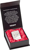 Zippo 80th Anniversary Edition Black Chrome Armor Case 28249