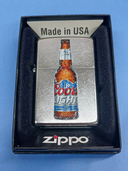 Zippo Street Chrome Coors Light Lighter 28251