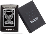 Zippo America Eagle Right to Bear Arms High Polish Chrome 28290