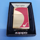 Zippo Pipe Red High Polish Brass Lighter 28322