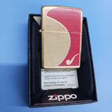 Zippo Pipe Red High Polish Brass Lighter 28322