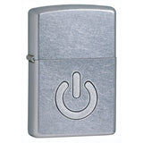 Zippo Street Chrome Power Button 28329